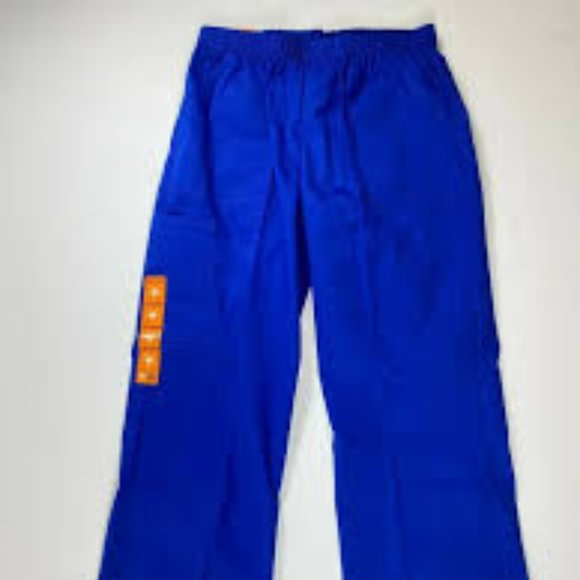 SCRUBSTAR WOMEN'S SIZE 3 X DRAWSTRING PANTS ELECTRIC BLUE MEDICAL DOCTOR NEW - Picture 6 of 15